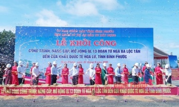 Road connecting Binh Phuoc and Cambodia upgraded