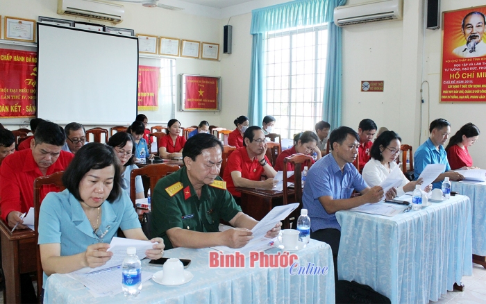 Từ 9 đến 10/6, sẽ diễn ra Đại hội Hội Chữ thập đỏ tỉnh Bình Phước lần thứ V