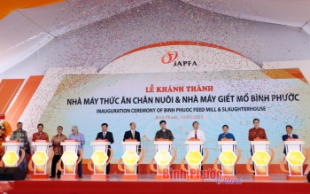 Japfa inaugurates the most modern animal feed and slaughter factory in Binh Phuoc