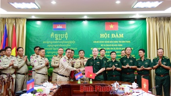Bộ đội Biên phòng Bình Phước - Ty công an tỉnh Tboung Khmum: Phối hợp tốt trong quản lý, bảo vệ biên giới