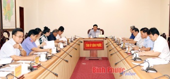 Phiên họp Ban Chỉ đạo Phòng, chống tham nhũng, tiêu cực tỉnh Bình Phước