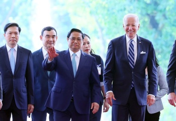 Thủ tướng Phạm Minh Chính hội kiến Tổng thống Hợp chúng quốc Hoa Kỳ Joe Biden