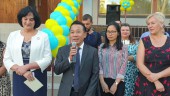Đại diện Đại sứ quán Việt Nam tại Ukraine phát biểu tại buổi lễ