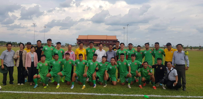 Giao lưu bóng đá hữu nghị giữa tỉnh Bình Phước và tỉnh  Tboung Khmum, Vương quốc Campuchia