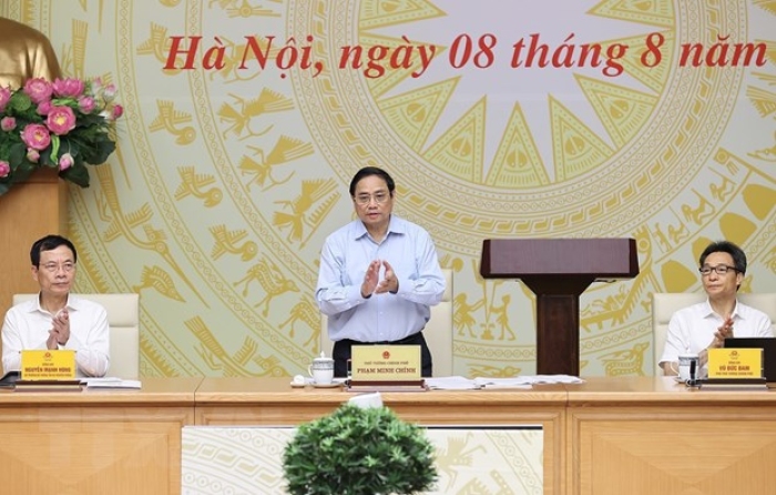Thủ tướng Phạm Minh Chính chủ trì phiên họp.