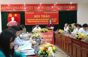 Bình Phước tổ chức hội thảo nâng cao chất lượng dịch vụ công trực tuyến, hướng tới chính quyền số