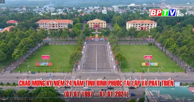 Chào mừng kỷ niệm 24 năm Ngày tỉnh Bình Phước tái lập