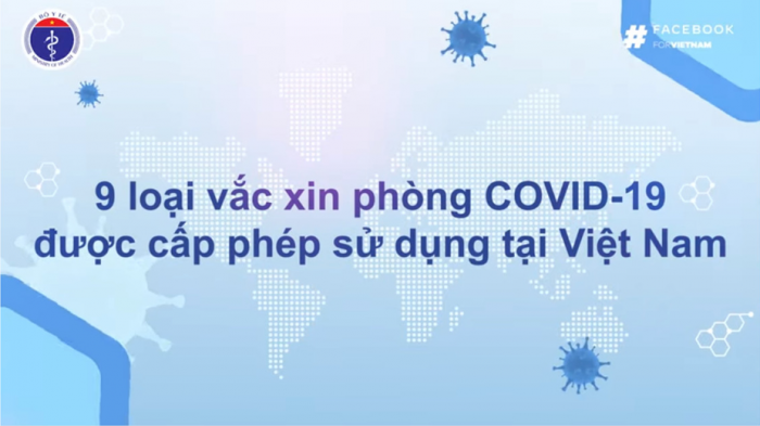 9 loại vắc xin phòng COVID-19 đã được Bộ Y tế phê duyệt tại Việt Nam