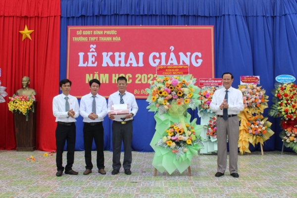 Trường THPT Thanh Hoà tổ chức Lễ khai giảng năm học mới năm học 2023-2024