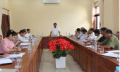 Ủy ban bầu cử tỉnh kiểm tra công tác bầu cử tại huyện Hớn Quản