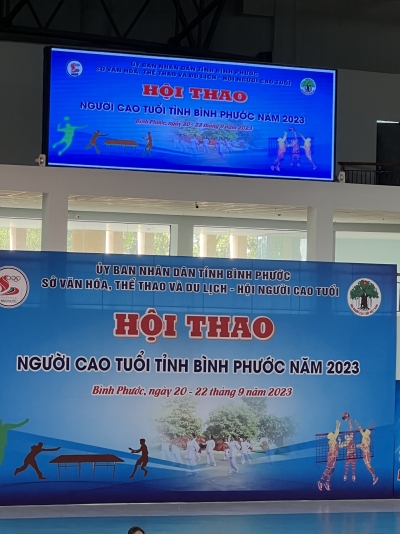 Khai mạc Hội thao Ngươi cao tuổi tỉnh Bình Phước năm 2023