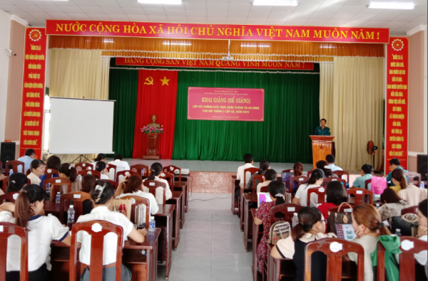 UBND xã Bù Nho tổ chức Khai giảng lớp bồi dưỡng kiến thức quốc phòng và an ninh cho đối tượng 4 năm 2023