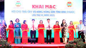 Hội chợ trái cây và hàng nông sản tỉnh Bình Phước năm 2023