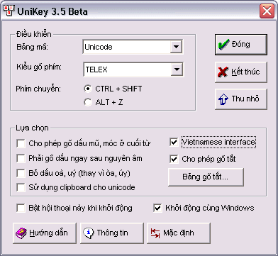 Hướng dẫn sử dụng Unikey để chuyển mã font Tiếng Việt