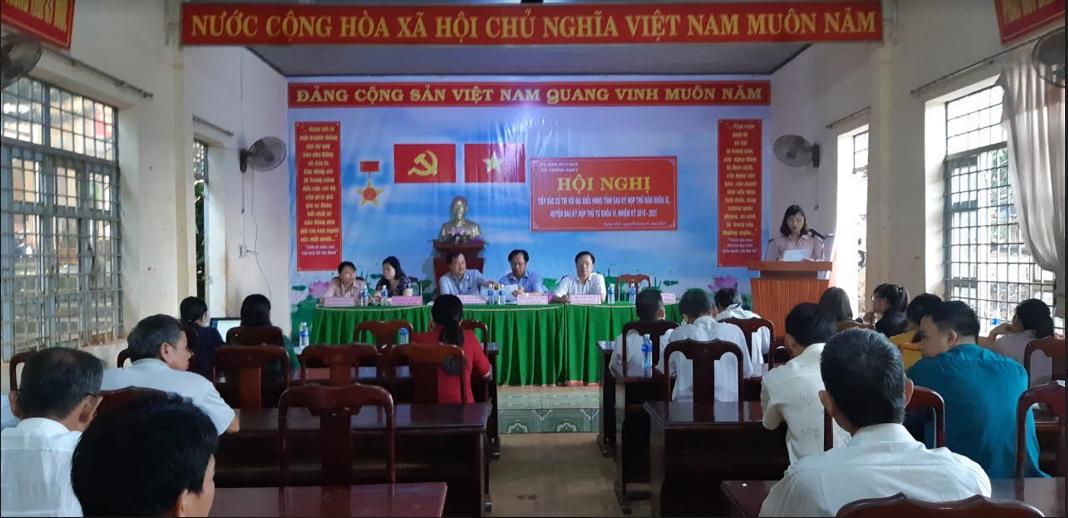 Đại biểu HĐND tỉnh, huyện tiếp xúc cử tri sau kỳ họp HĐND tỉnh, huyện nhiệm kỳ 2016 – 2021 tại xã Thống Nhất.