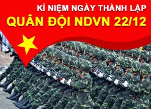 Đề cương sinh hoạt Ngày pháp luật tháng 12/2016: Kỷ niệm 72 năm Ngày thành lập Quân đội Nhân dân Việt Nam