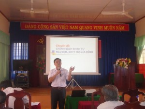 Hội Nông dân huyện Lộc Ninh: tổ chức Hội nghị tuyên truyền pháp luật năm 2017 cho Hội viên Nông dân