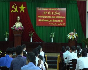 Huyện Lộc Ninh bồi dưỡng kiến thức quốc phòng, an ninh cho đối tượng 4